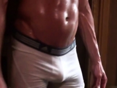 Muscle Gay Domination With Cumshot