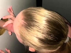 Amateur blonde girlfriend homemade blowjob and handjob